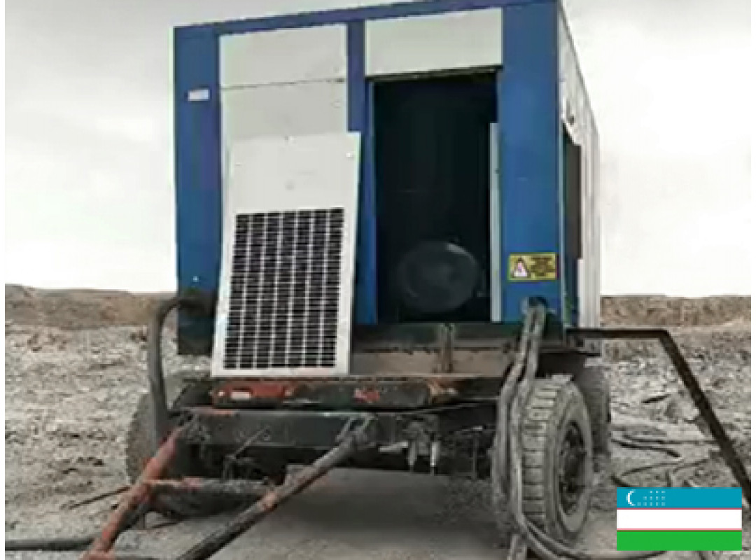 Запуск винтового компрессор DENAIR в Узбекистане