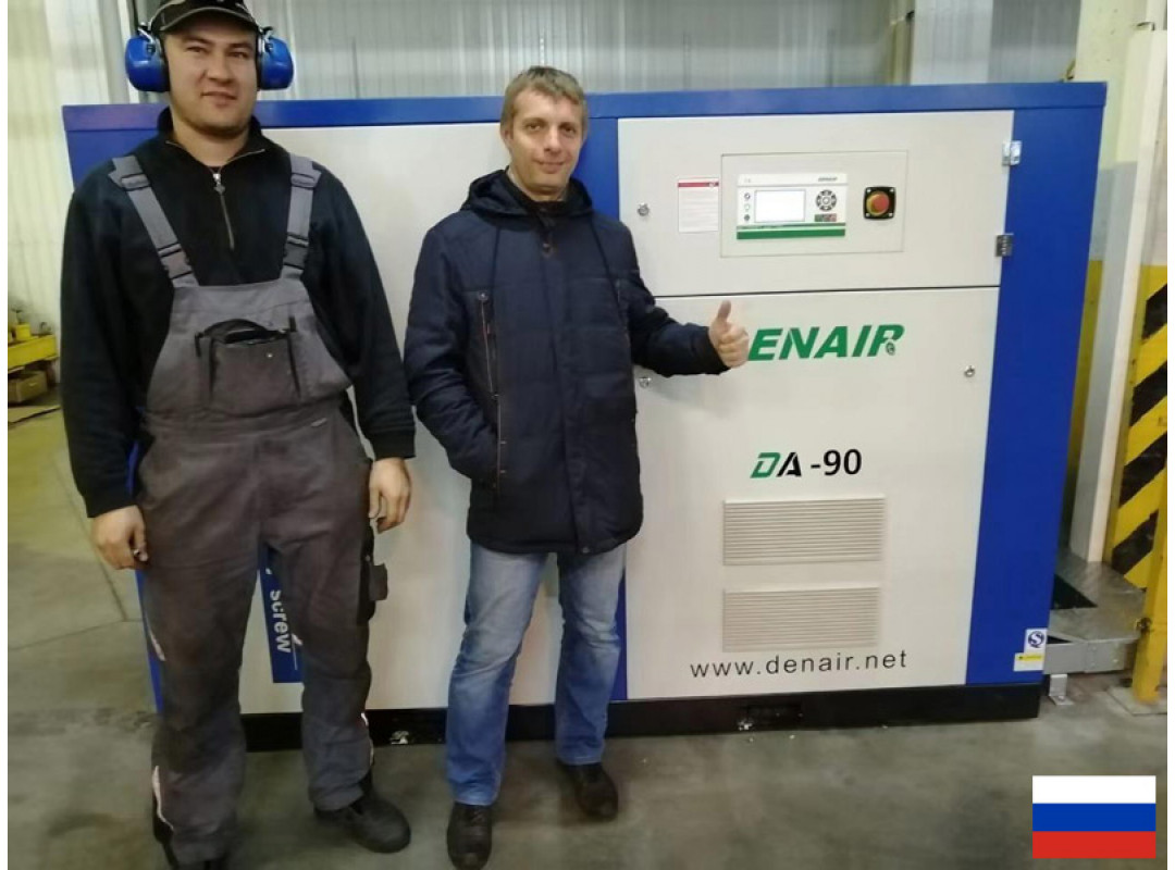 Винтовые компрессоры DENAIR на автомобильном заводе АВТОТОР