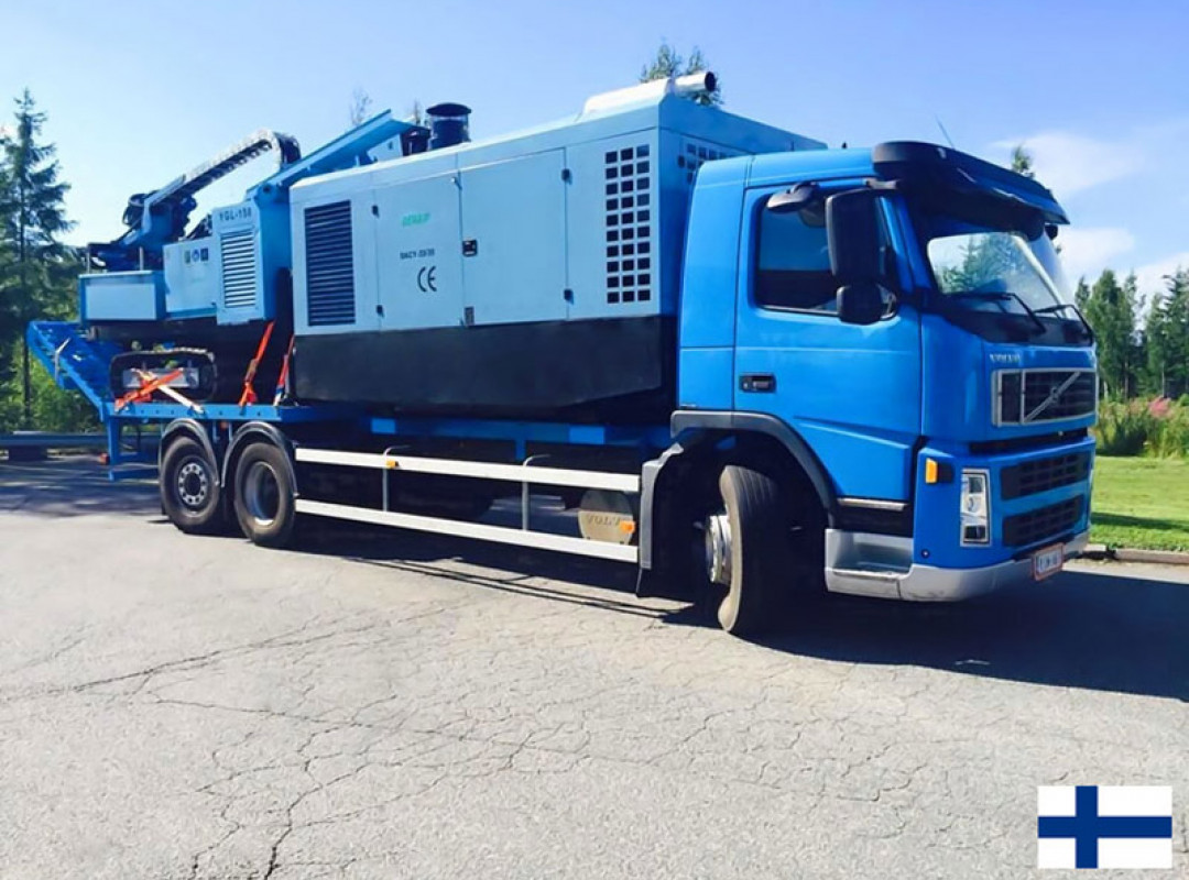 Компрессор и буровая установка DENAIR в Финляндии